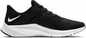 Nike Quest 3 hardlloopschoenen zwart wit grijs