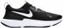 Nike React Miler hardloopschoenen zwart wit antraciet - Thumbnail 1