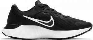 Nike renew run 2 hardloopschoenen zwart wit dames