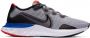 Nike Renew Run hardloopschoenen grijs zwart blauw - Thumbnail 1