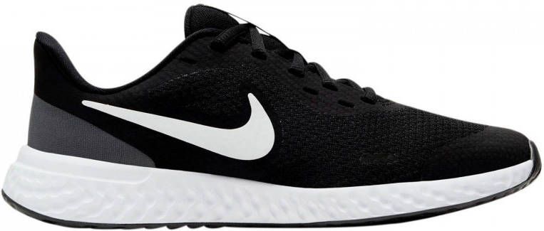 Nike Revolution 5 (GS) sneakers zwart wit antraciet