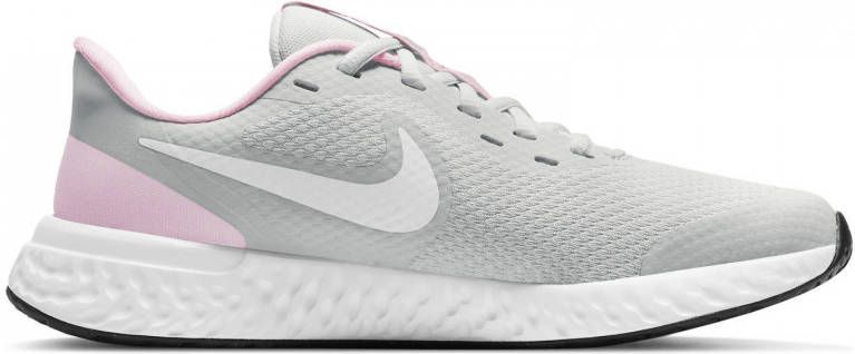Nike Revolution 5 sneakers grijs wit roze
