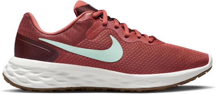 Nike Revolution 6 hardloopschoenen roestbruin mintgroen