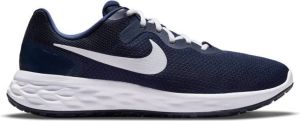 Nike Revolution 6 Next Nature hardloopschoenen donkerblauw wit grijs blauw