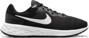 Nike Revolution 6 Hardloopschoenen voor heren (extra breed) Zwart