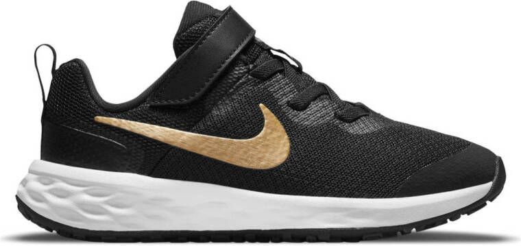 Nike Revolution 6 NN sneakers zwart goud wit