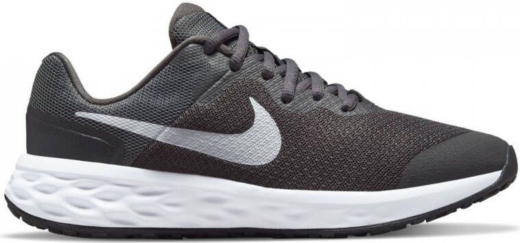 Nike Revolution 6 GS Hardloopschoenen Iron Grey White Smoke Grey Kinderen