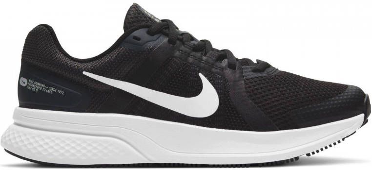Nike Run Swift 2 hardloopschoenen zwart wit grijs