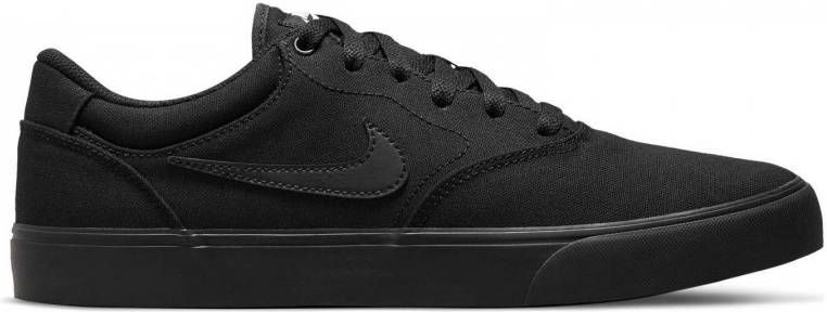 Nike SB Chron 2 Canvas Skateschoen Black Black Black Heren