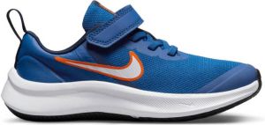 Nike Star Runner 3 sneakers kobaltblauw wit oranje