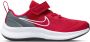 Nike star runner 3 hardloopschoenen rood grijs kinderen - Thumbnail 1
