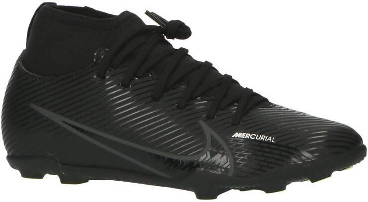 Nike Jr. Mercurial Superfly 9 Club FG MG Voetbalschoen voor kleuters kids(meerdere ondergronden) Zwart