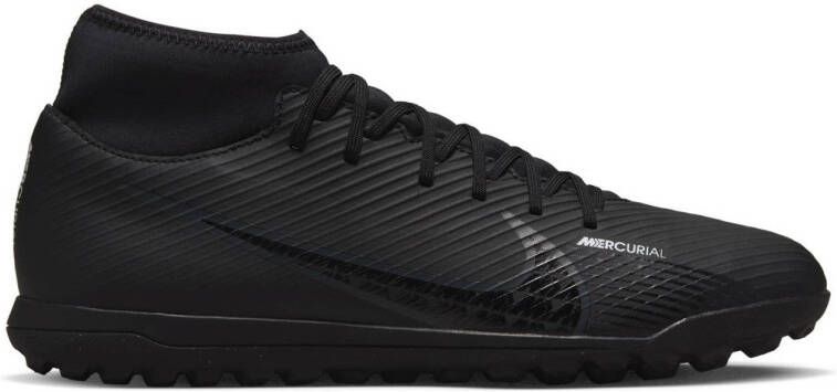 Nike Mercurial Superfly 9 Club TF Voetbalschoenen (turf) Zwart