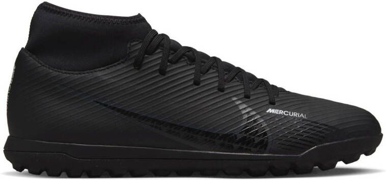 Nike Mercurial Superfly 9 Club TF Voetbalschoenen (turf) Zwart