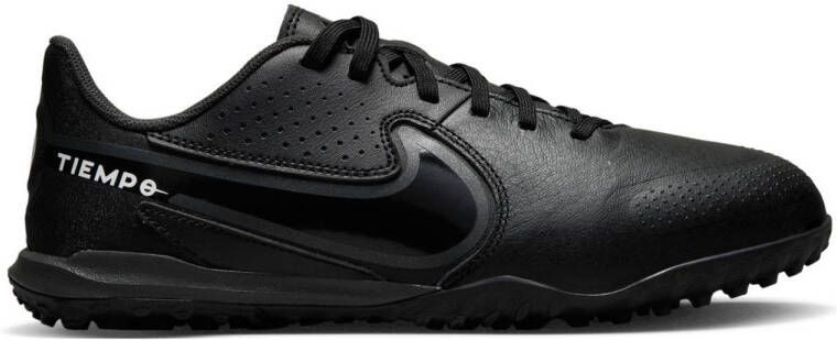 Nike Tiempo Legend 9 Academy TF Jr. voetbalschoenen zwart antraciet