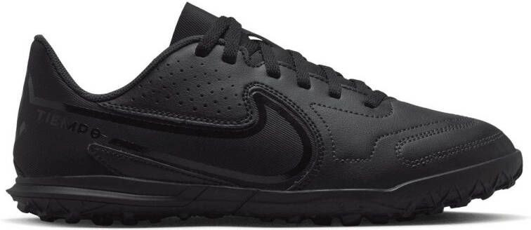 Nike Jr. Tiempo Legend 9 Club TF Voetbalschoenen voor kleuters kids (turf) Zwart