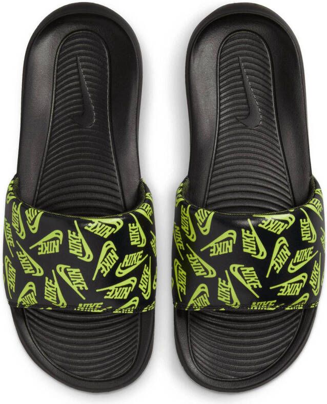 Nike Victori One Slipper met print voor heren Zwart
