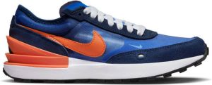 Nike Waffle One sneakers donkerblauw oranje blauw