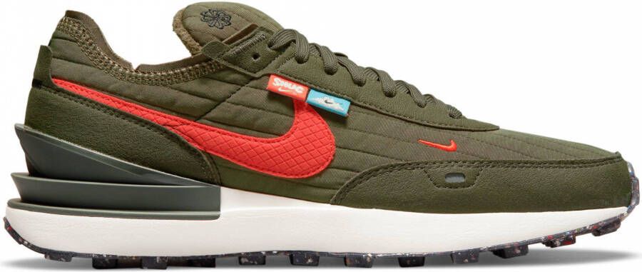 Nike Waffle One Premium Medium Olive Sequoia Black Team Orange