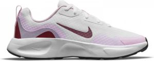 Nike WearAllDay(GS)sneakers wit donkerrood roze