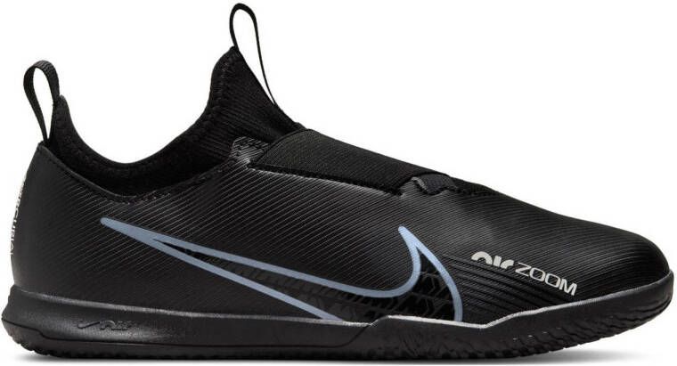 Nike Zoom Mercurial Vapor 15 Academy IC Jr. voetbalschoenen zwart grijs geel
