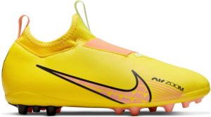 Nike Jr. Zoom Mercurial Vapor 15 Academy AG Voetbalschoenen voor kleuters kids(kunstgras) Geel