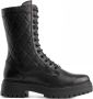NIKKIE Pebbel Boots leren veterboots zwart - Thumbnail 2