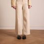 No Stress Dames Zwarte leren loafers met gouden chain - Thumbnail 1