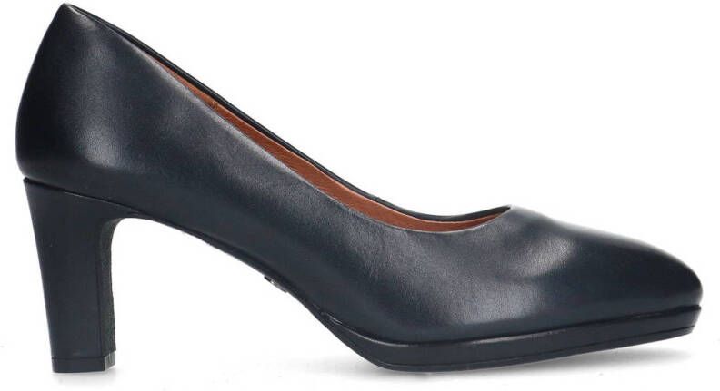 No Stress Dames Blauwe leren pumps