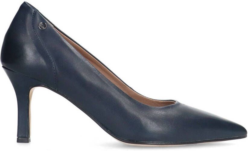 No Stress leren pumps donkerblauw