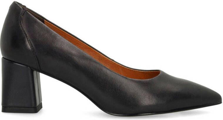 No Stress leren pumps donkerblauw