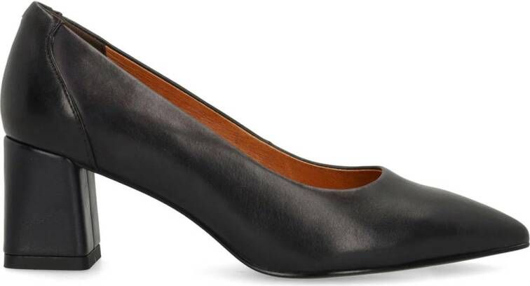No Stress leren pumps donkerblauw