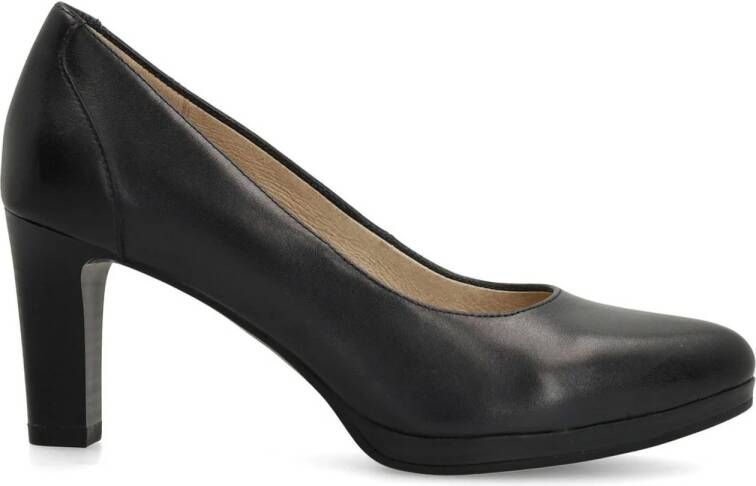 No Stress leren pumps donkerblauw
