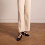 No Stress Dames Zwarte leren pumps met ritssluiting - Thumbnail 1
