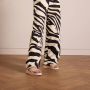 No Stress Dames Gouden leren croco sandalen - Thumbnail 1