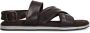 No Stress Heren Bruine leren sandalen - Thumbnail 1