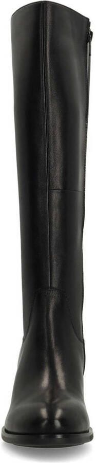 No Stress Dames Zwarte leren hoge laarzen met hak - Foto 3