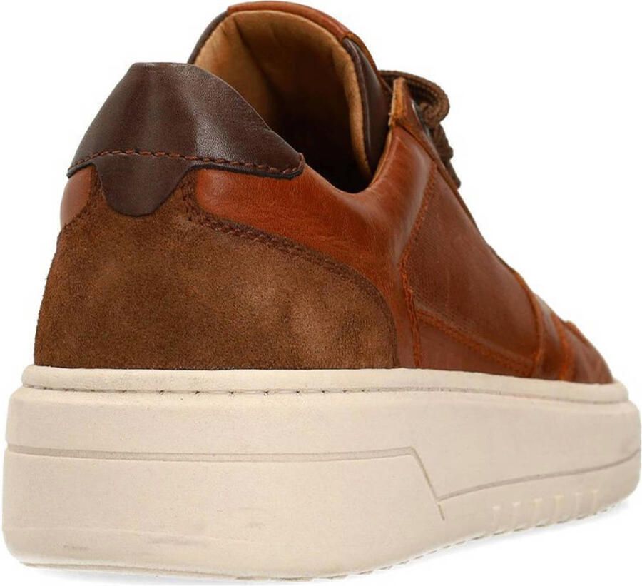No Stress Heren Cognac leren sneakers - Foto 2