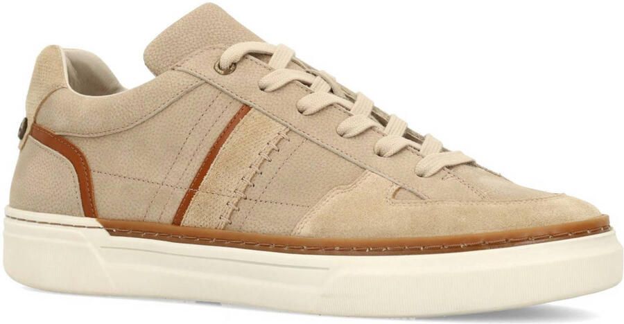 No Stress Heren Beige nubuck sneakers