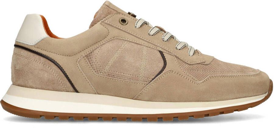 No Stress Heren Beige nubuck sneakers
