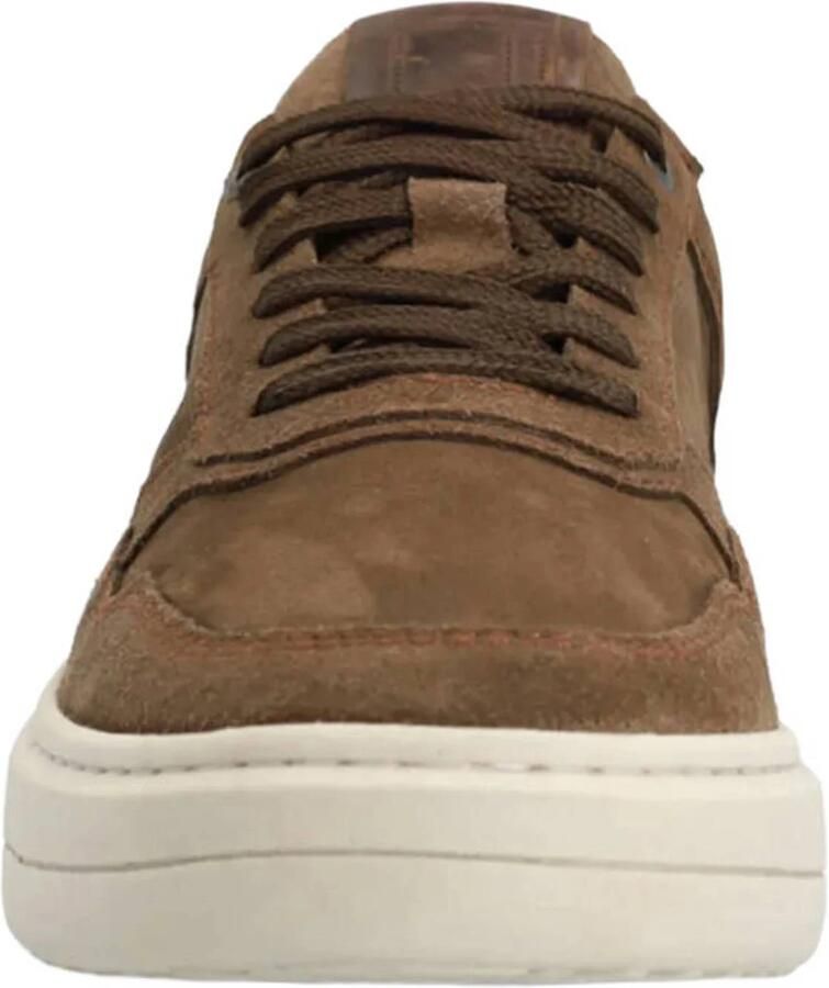No Stress Heren Bruine nubuck sneakers - Foto 3