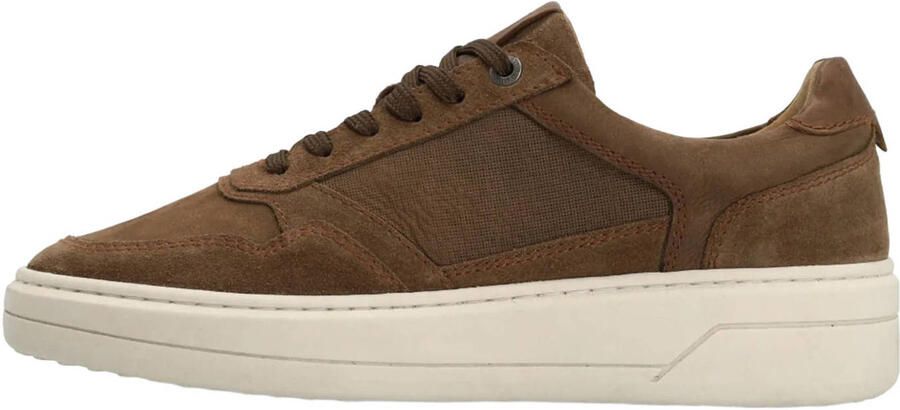 No Stress Heren Bruine nubuck sneakers - Foto 5