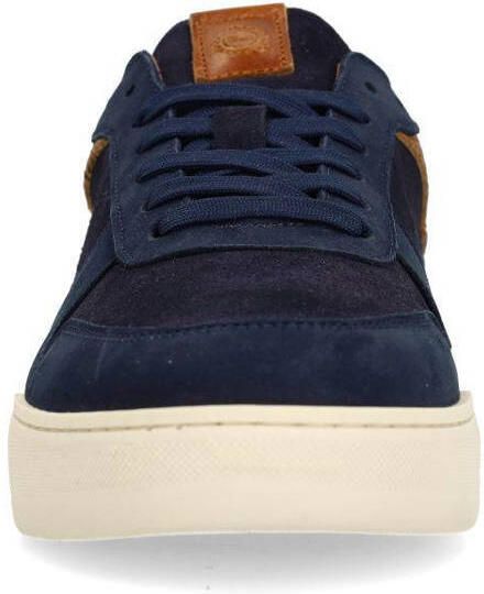 No Stress Heren Donkerblauwe nubuck sneakers - Foto 2