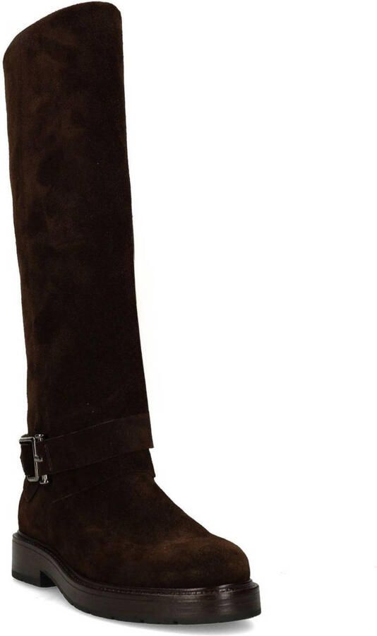 No Stress Dames Donkerbruine suède hoge laarzen - Foto 2