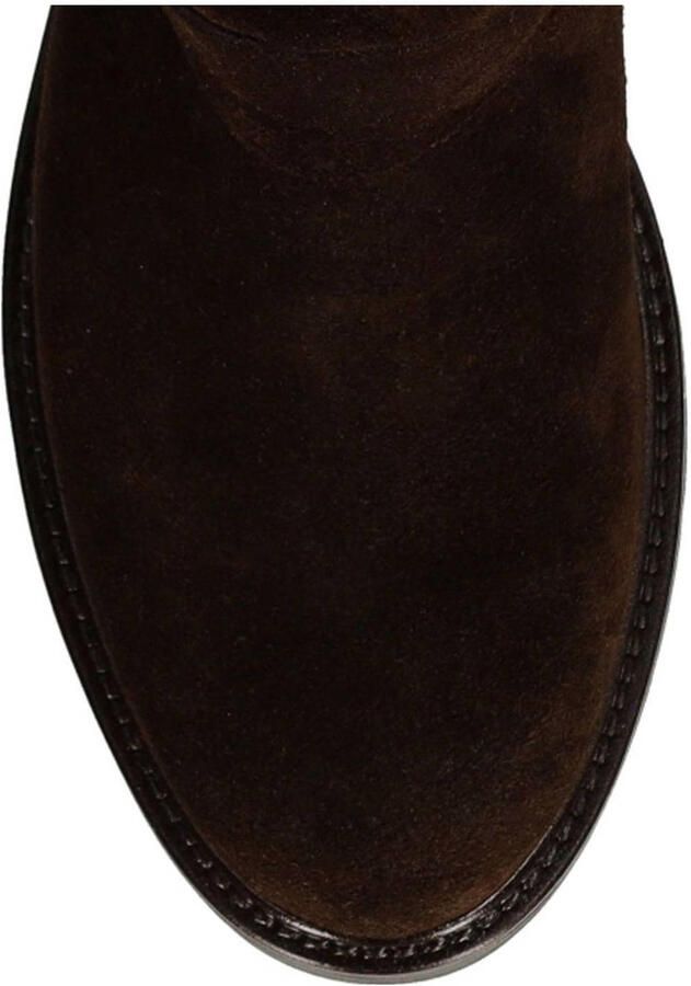 No Stress Dames Donkerbruine suède hoge laarzen