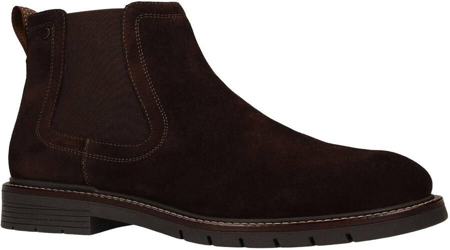 No Stress Heren Bruine suède chelsea boots