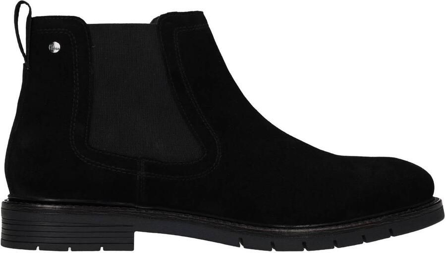No Stress Heren Zwarte suède chelsea boots