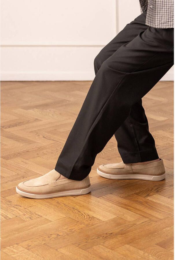 No Stress Heren Beige suède loafers - Foto 2