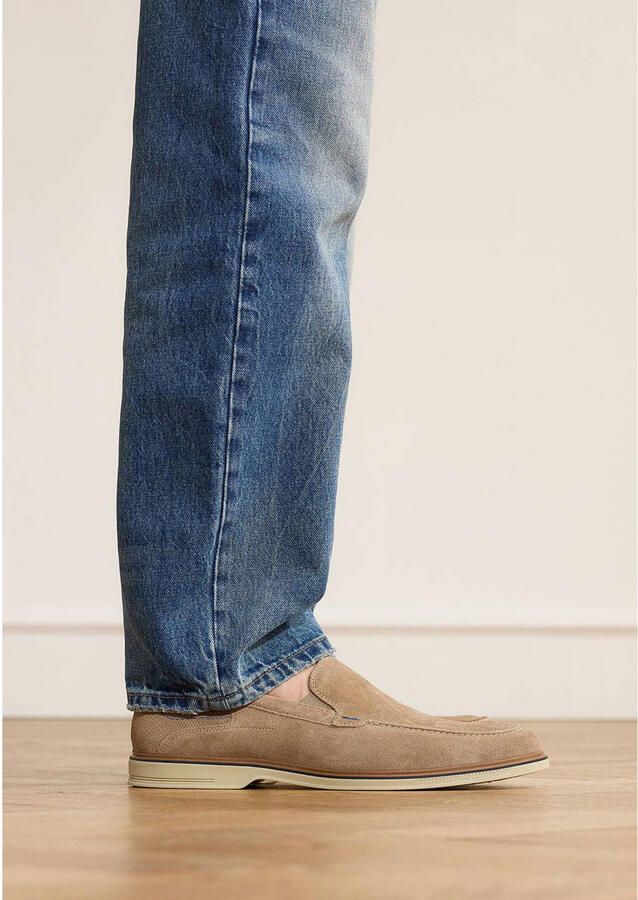 No Stress Heren Beige suède loafers - Foto 3