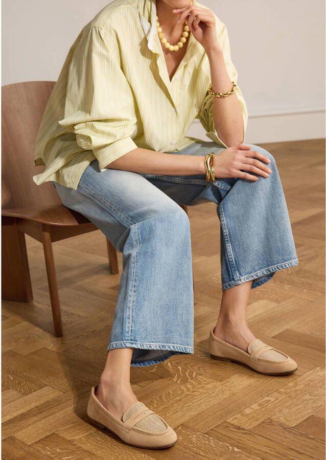 No Stress Dames Beige suède loafers - Foto 2
